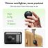 HOCO E93A Anti lost Smart Tag Support for Google Find My App Android Phone GPS Tracker Finder Locator for Key Pet Luggage Tag Device - Black